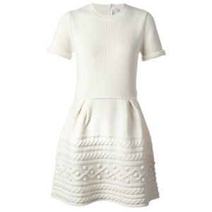 RED Valentino | Dresses | Red Valentino Abito Jersey Puff Sleeve Red Dress  | Poshmark